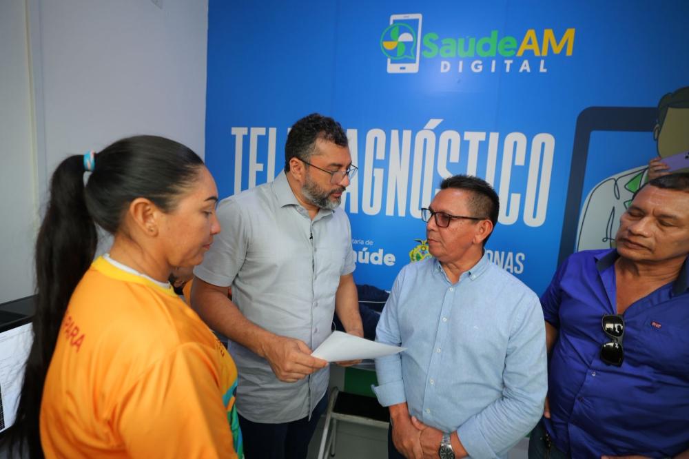 Governador Wilson Lima inaugura Telessaúde em Itapiranga e Silves