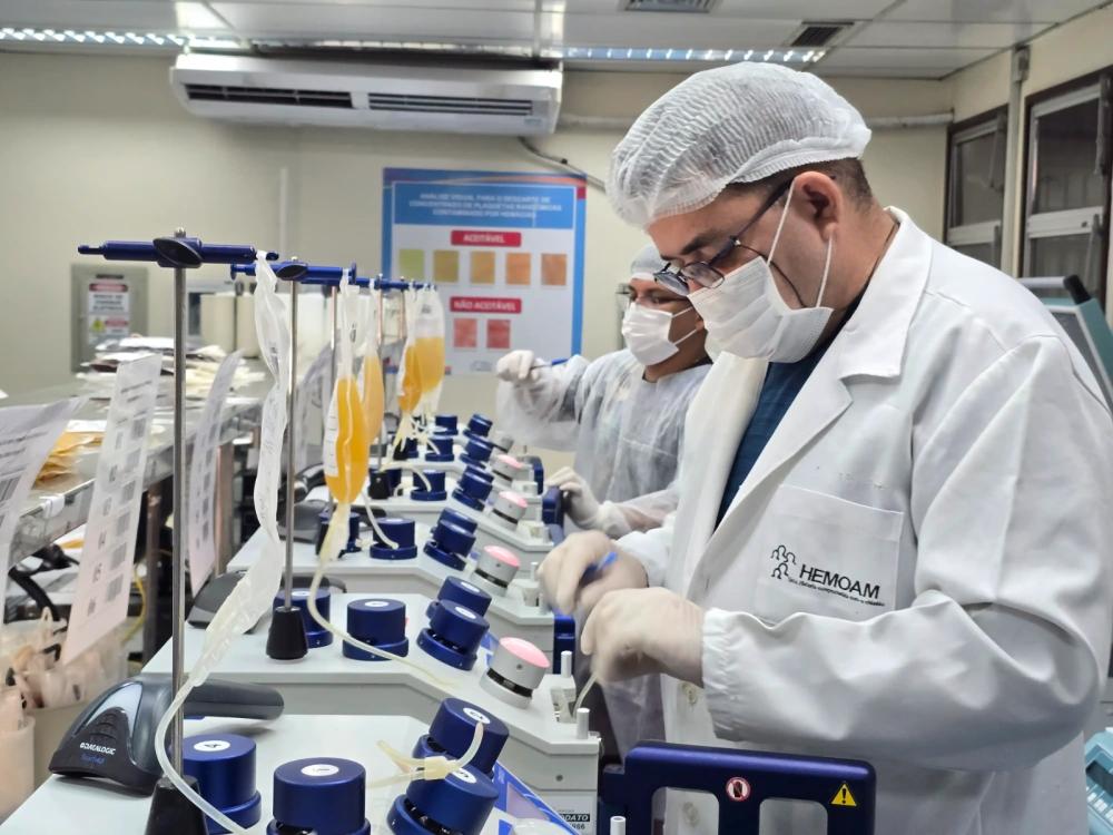 Hemoam exporta plasma para produção de medicamentos na Suíça