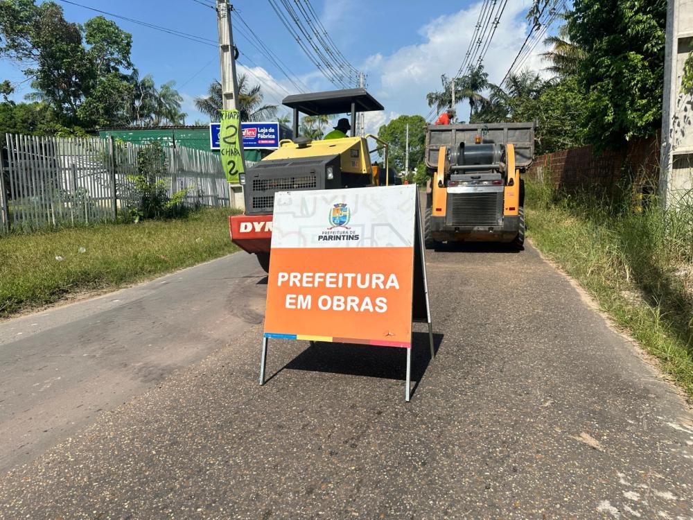Obras de infraestrutura avançam na estrada do Macurany em Parintins
