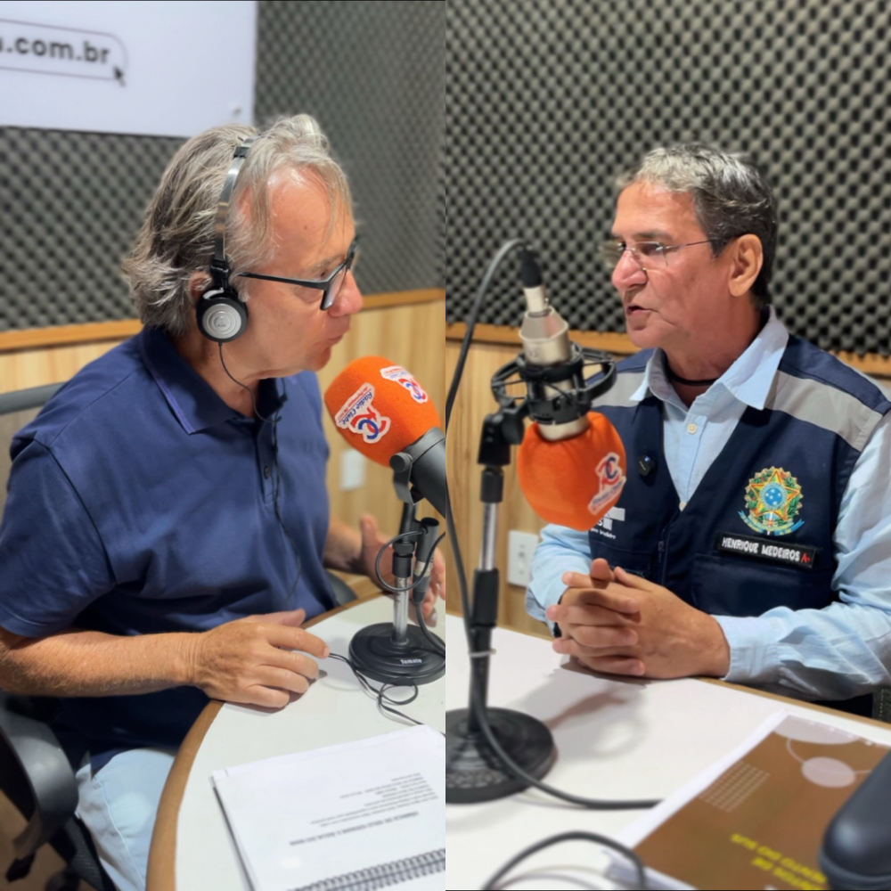 Superintendente do Ministério da Saúde anuncia ações em Parintins durante entrevista na Rádio Clube