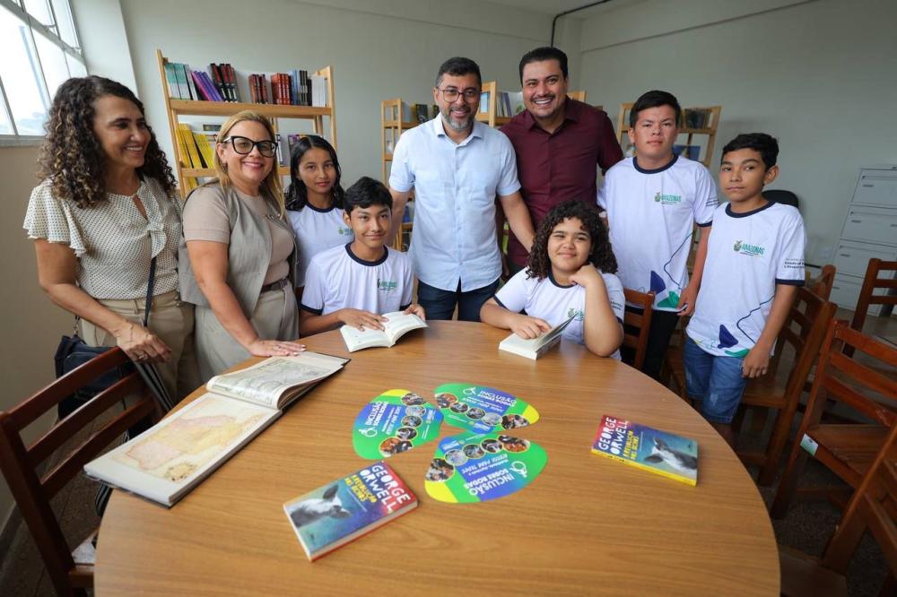 Governador Wilson Lima inaugura Centro de Educação de Tempo Integral em Autazes