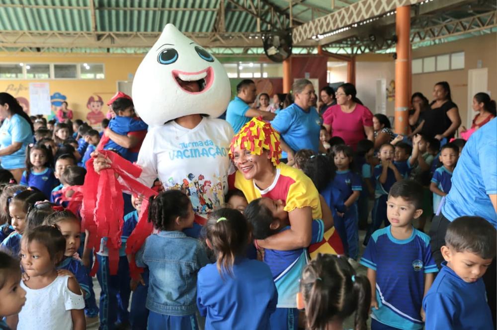 Prefeitura de Parintins realiza Dia S de mobilização contra sarampo e rubéola