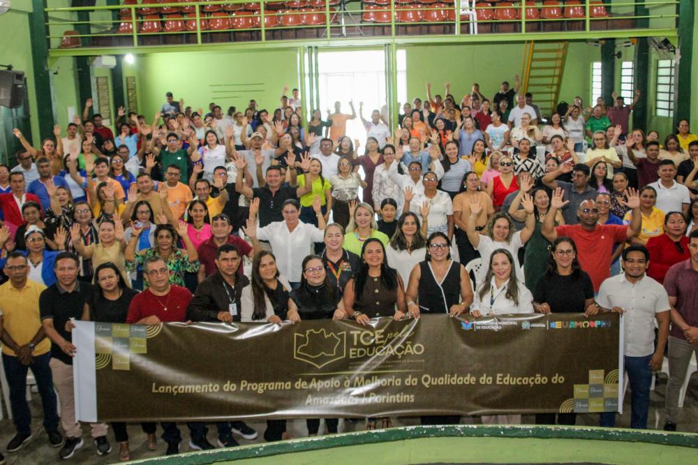 Vice-prefeita Vanessa Gonçalves participa de lançamento do Programa TCE pela Educação em Parintins