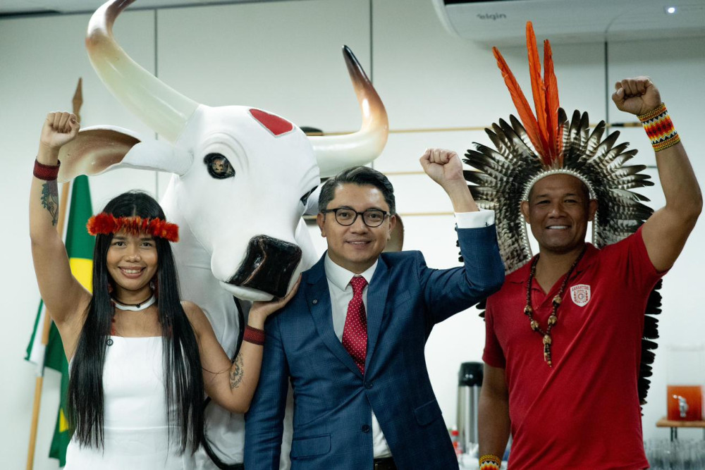 Garantido cumpre agenda no Ministério dos Povos Indígenas e na Maloca da UnB, em Brasília