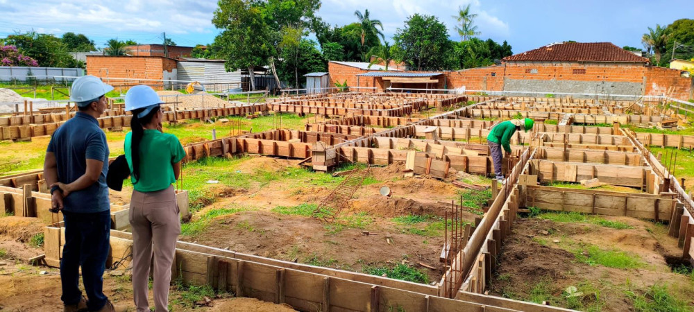 Construção da nova creche municipal reforça educação infantil em Parintins