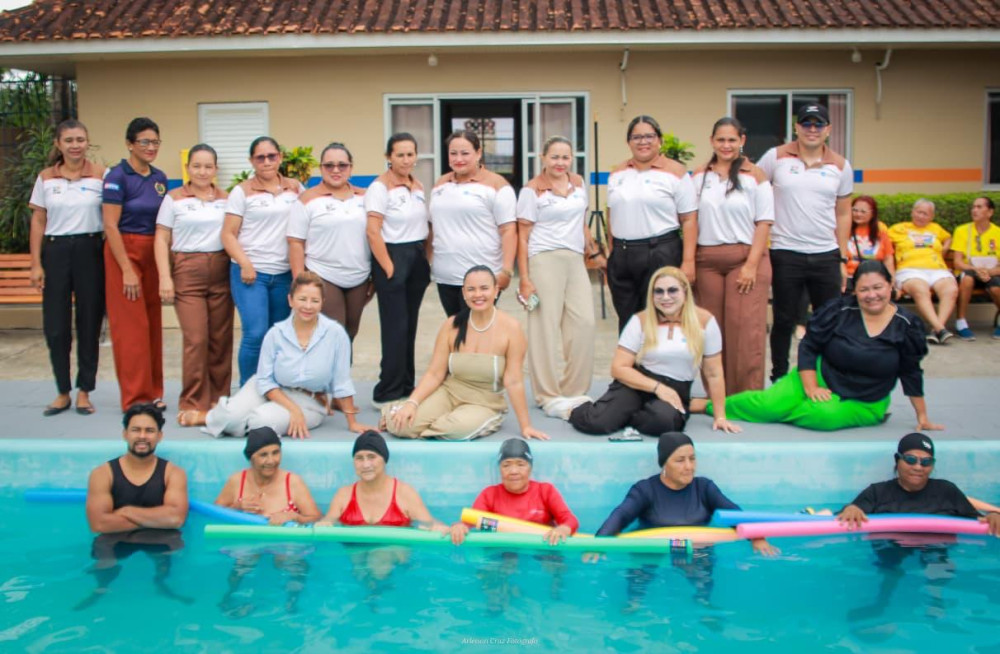 Vanessa Gonçalves participa da abertura da  aula inaugural do Projeto Hidro-vida 60+