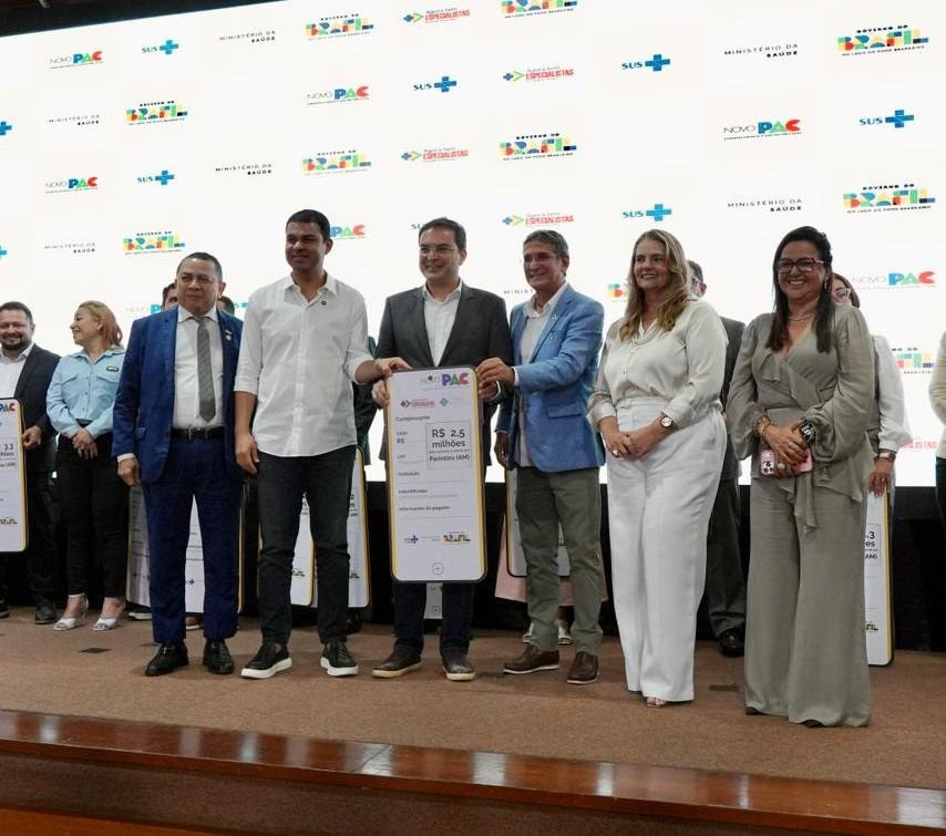 Mateus Assayag destaca parceria com Governo Federal no evento do Novo PAC Saúde em Manaus