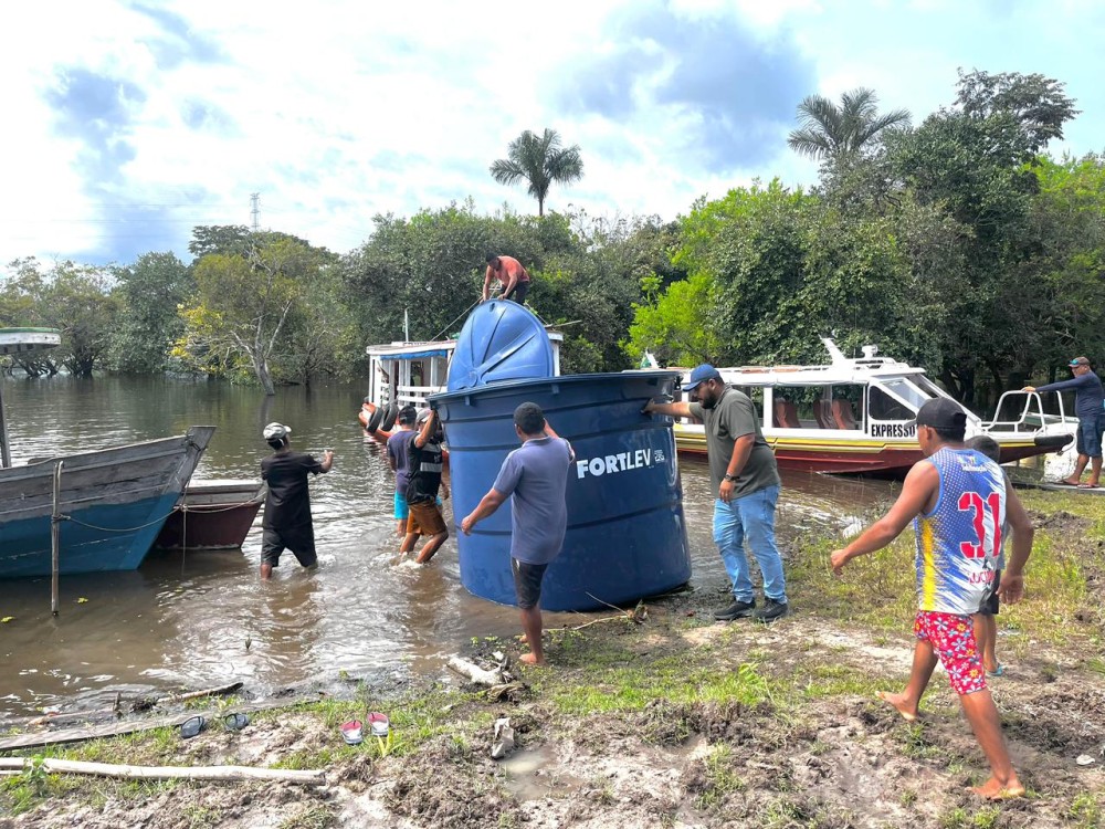 Prefeitura de Parintins amplia entrega de reservatórios na zona rural