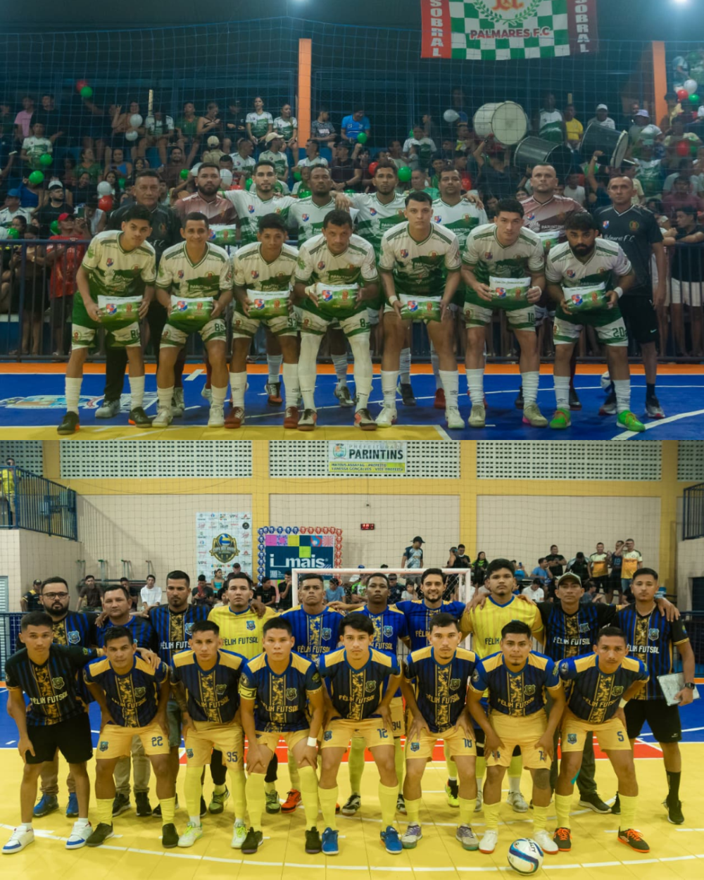 Noite de goleadas na 5ª Copa Seo Jovem de Futsal leva Félix e Palmares à grande final