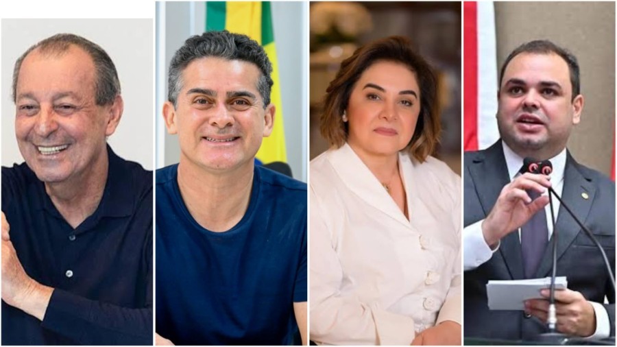 Omar lidera pesquisa em Manaus e interior e empate entre Maria do Carmo e David