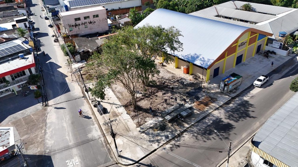 Obras seguem em andamento no Complexo Poliesportivo da Escola João Bosco
