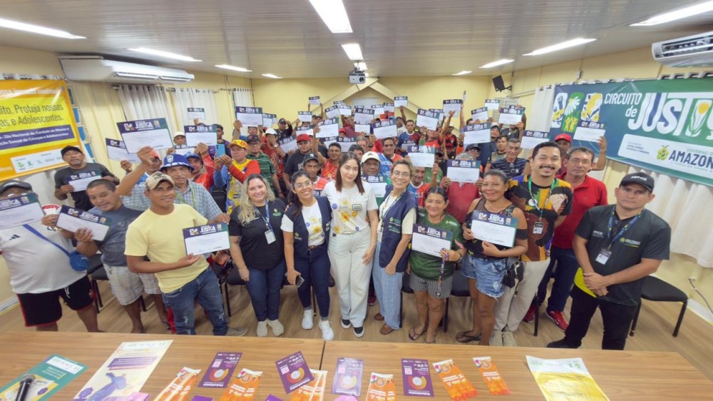 Sejusc realiza Circuito de Justiça e Direitos Humanos em Parintins para fortalecer rede de proteção durante Festival