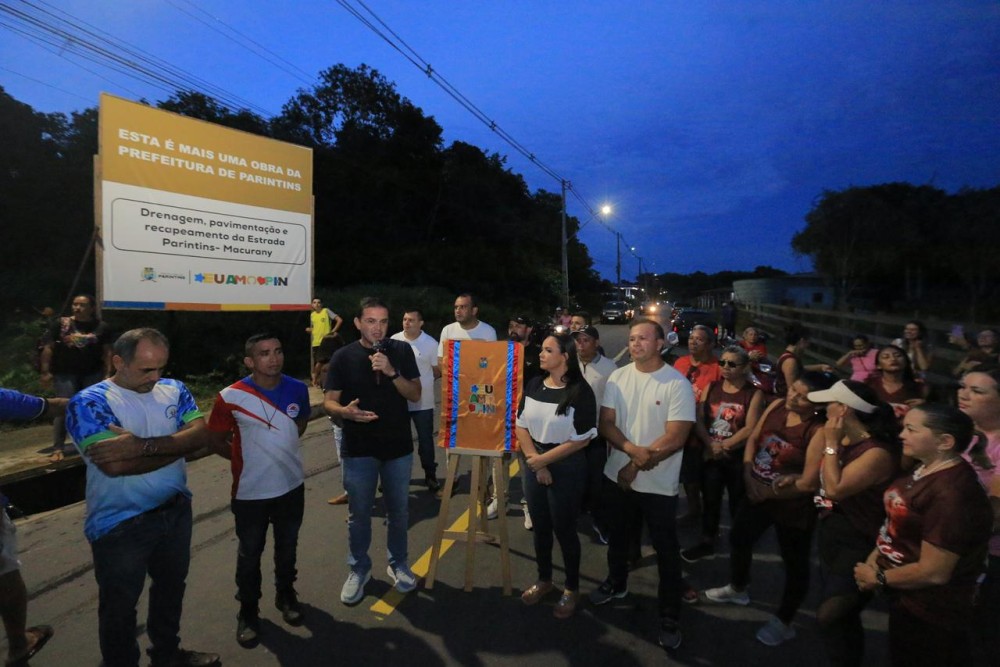 Prefeitura de Parintins inaugura obra de drenagem no Macurani