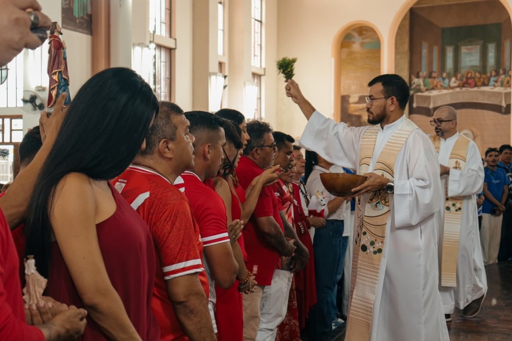 Boi Garantido celebra Missa em Ação de Graças pelo 59° Festival Folclórico de Parintins