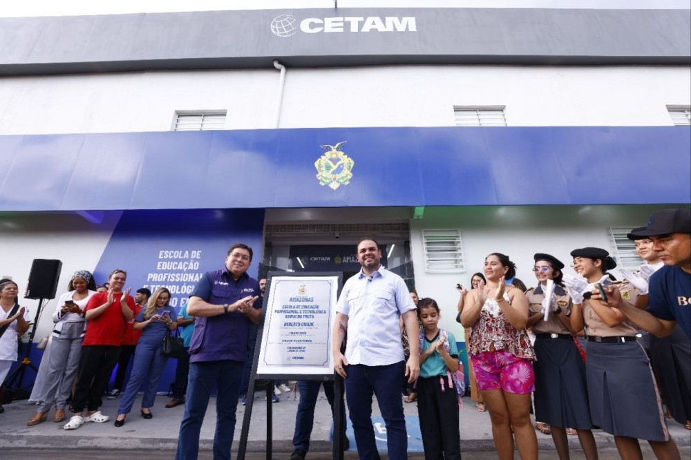 Governador Roberto Cidade inaugura oitava escola do Cetam em Manaus