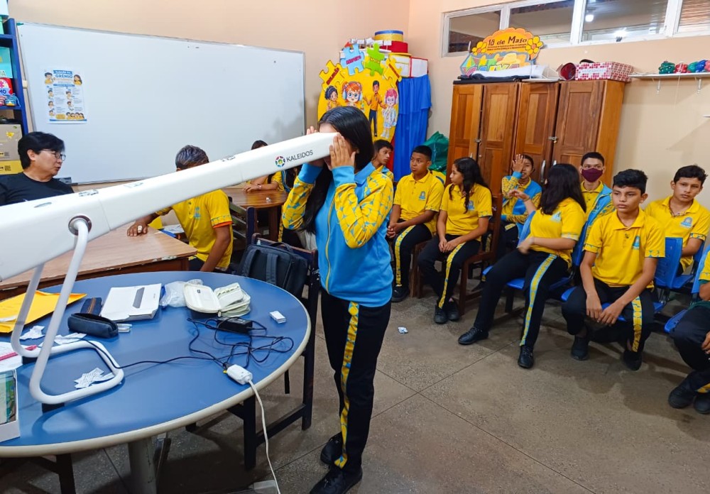 Prefeitura de Parintins realiza triagem oftalmológica em escolas da rede municipal