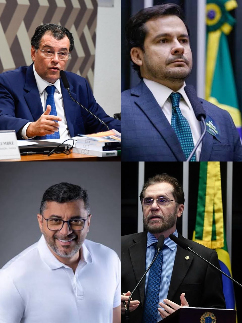 Eduardo Braga amplia liderança e abre 11,7 pontos sobre Alberto Neto, aponta DMP