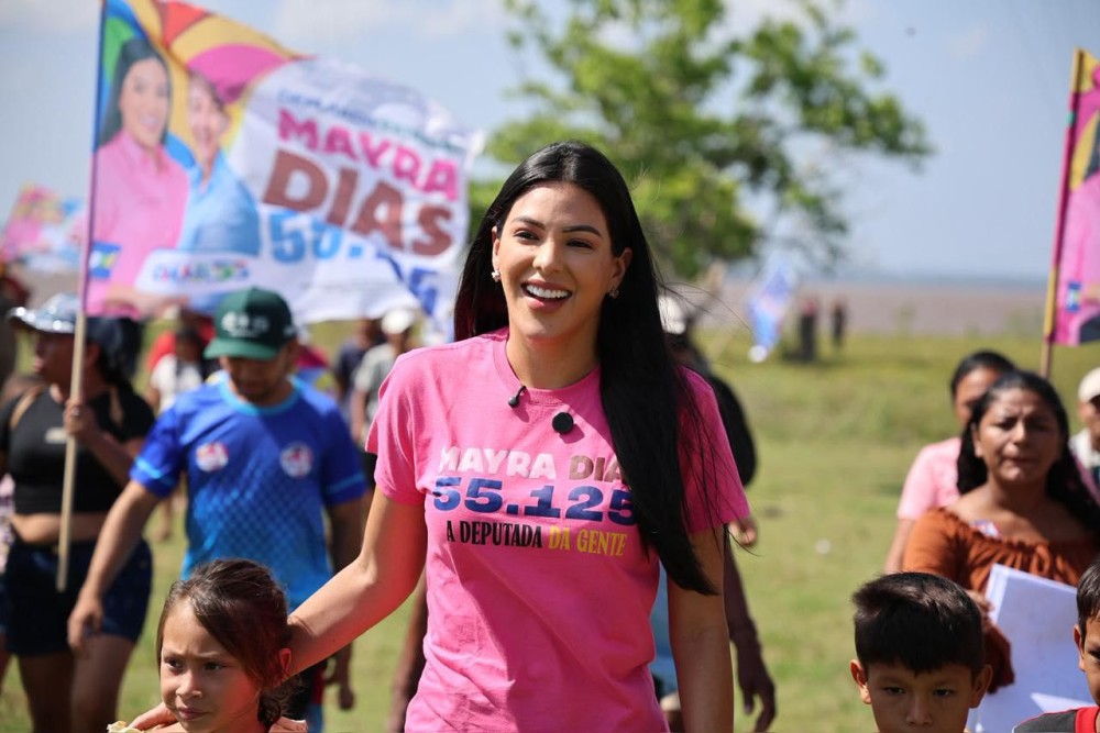 Mayra Dias garante reeleição e segue como deputada estadual do Amazonas