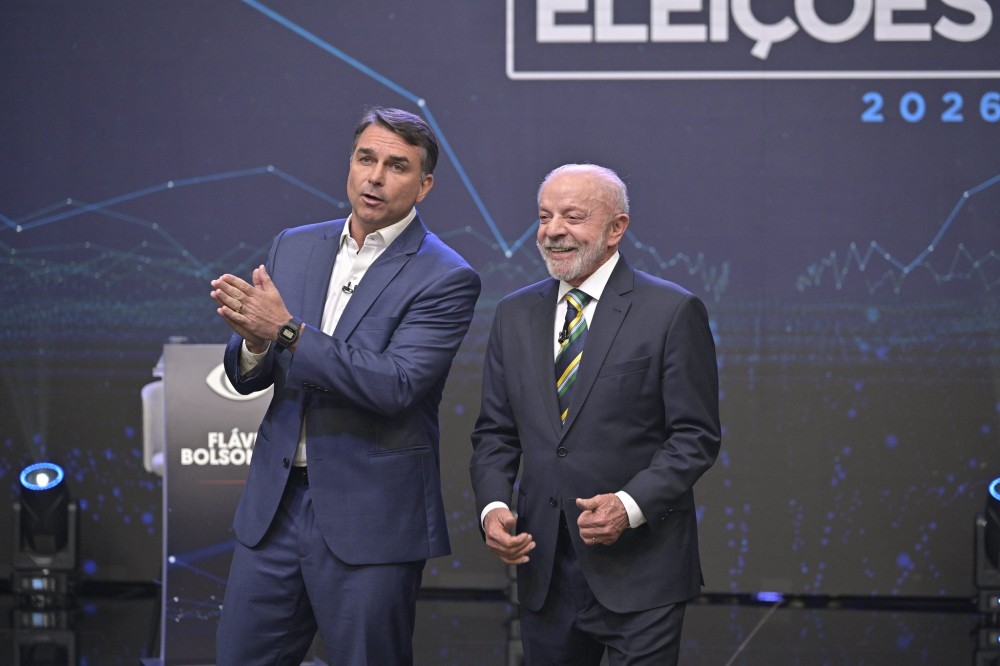 Quaest mostra Flávio com 45% e Lula com 44% no 2º turno